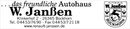 Logo Autohaus Wilhelm Janßen e.K.